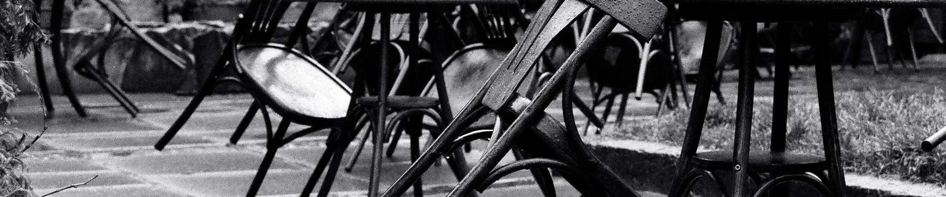 Empty Outdoor Dining