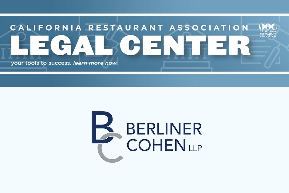 Register for the Legal Center Webinar with Berliner Cohen