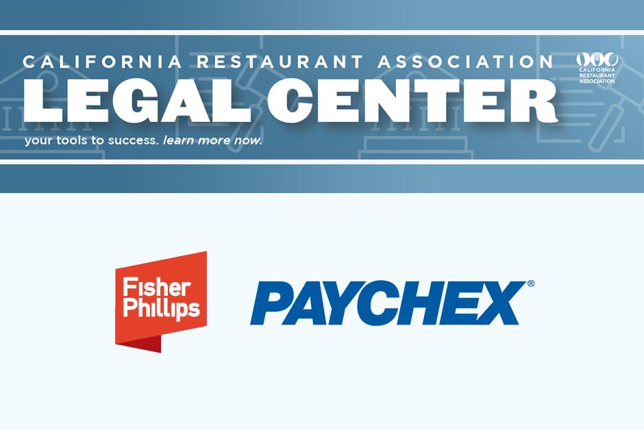 Legal Center Webinar: Fisher Phillips + Paychex