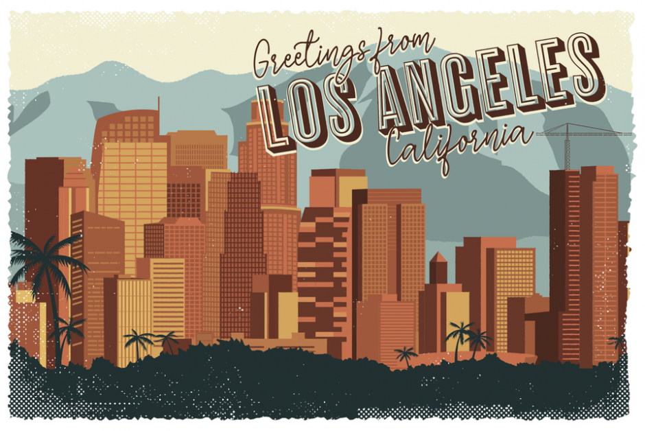 Los Angeles Chapter postcard from WFHE