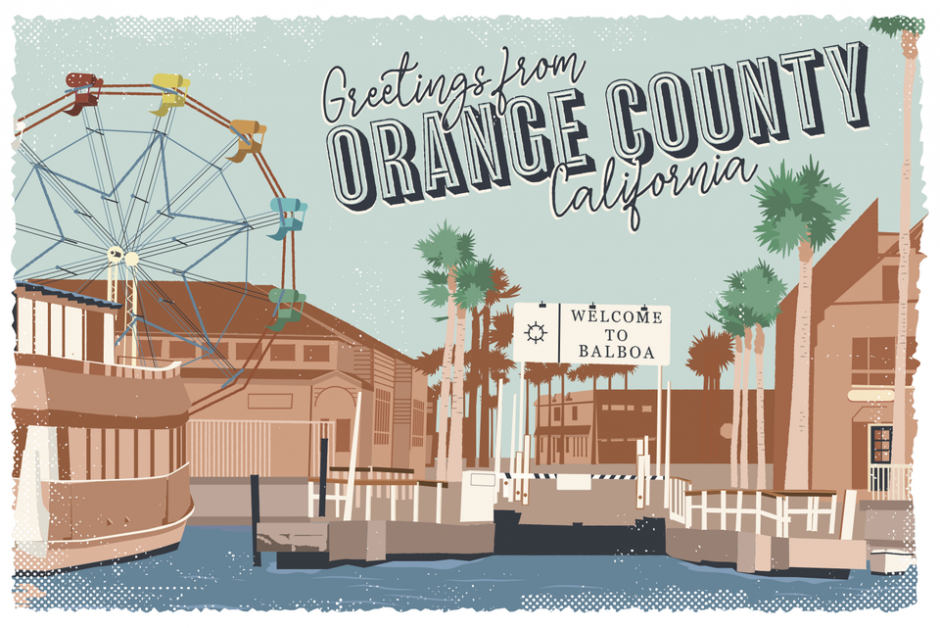 Orange County Chapter postcard WFHE