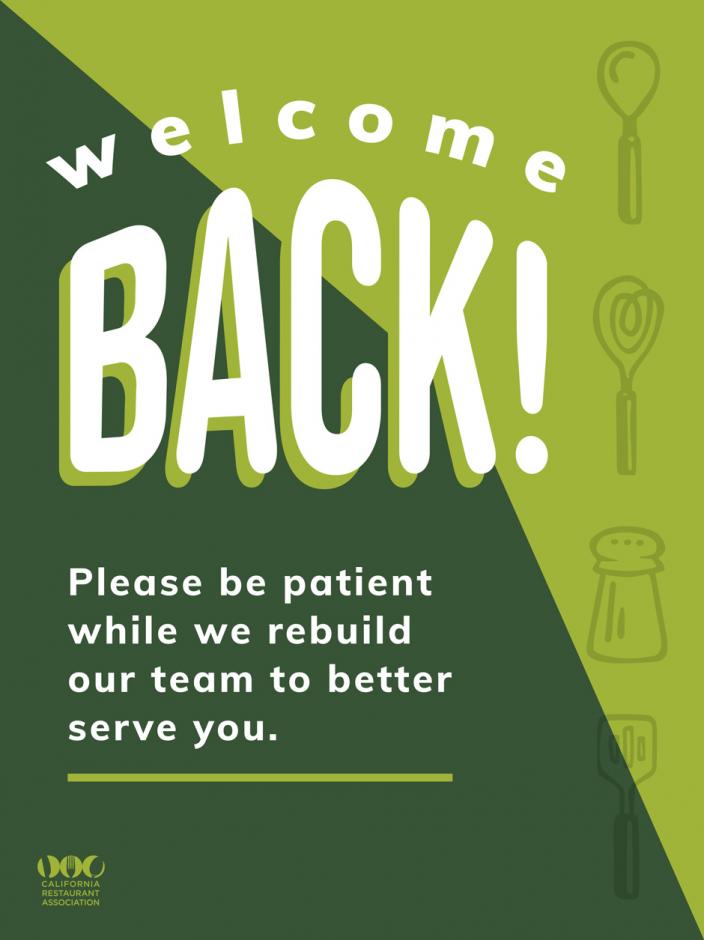 Welcome Back - Green
