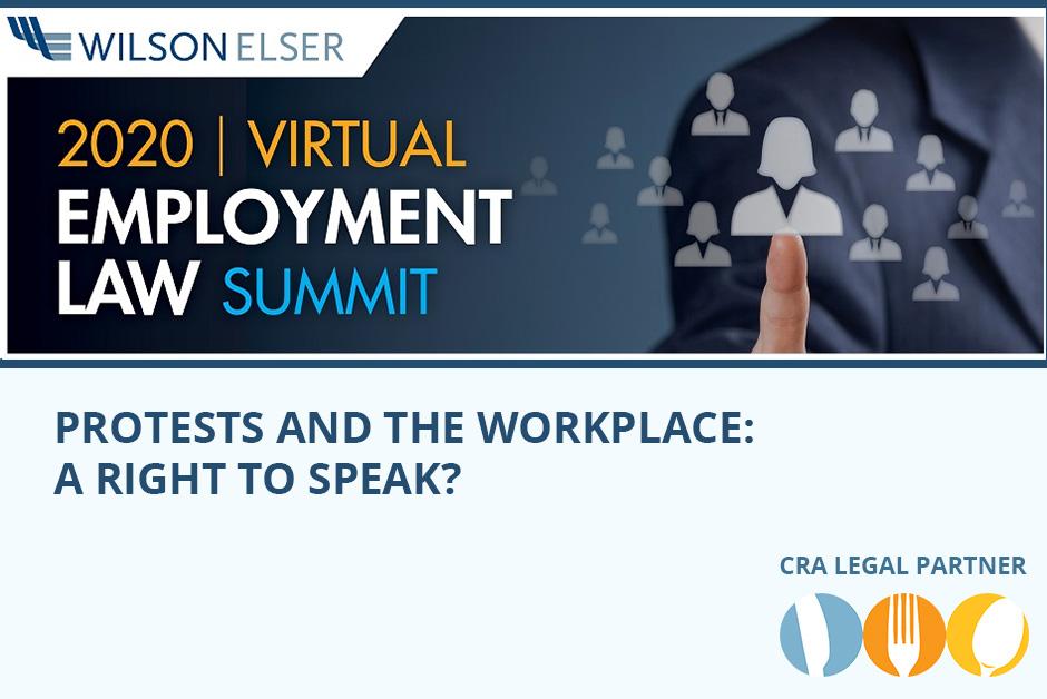 Webinar: Protests and the Workplace: A Right to Speak?