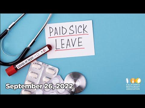 COVID paid sick leave could be extended to end of year