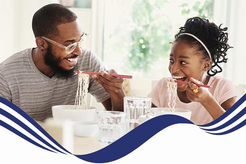 UnitedHealthcare branded graphic of Father and Daughter
