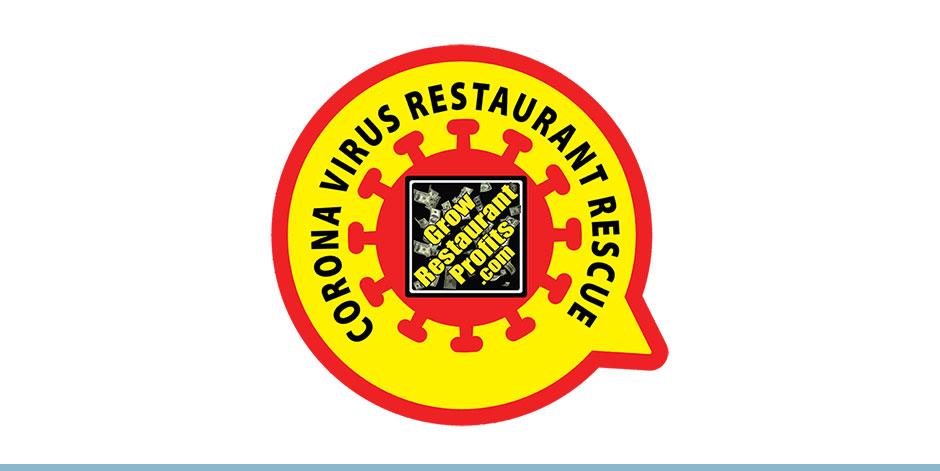Corona Virus Restaurant Rescue Logo