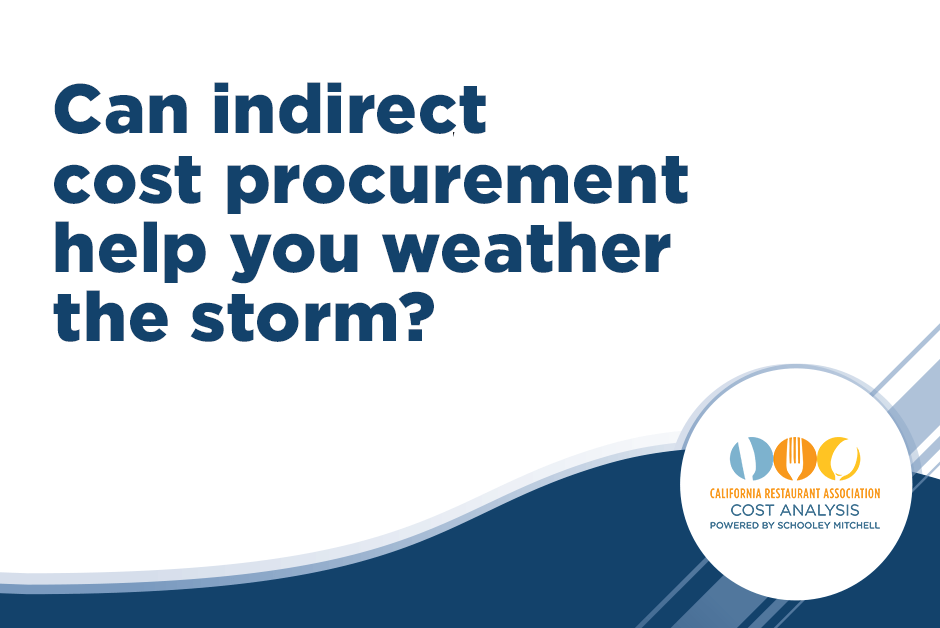 Can indirect cost procurement help you weather the storm?