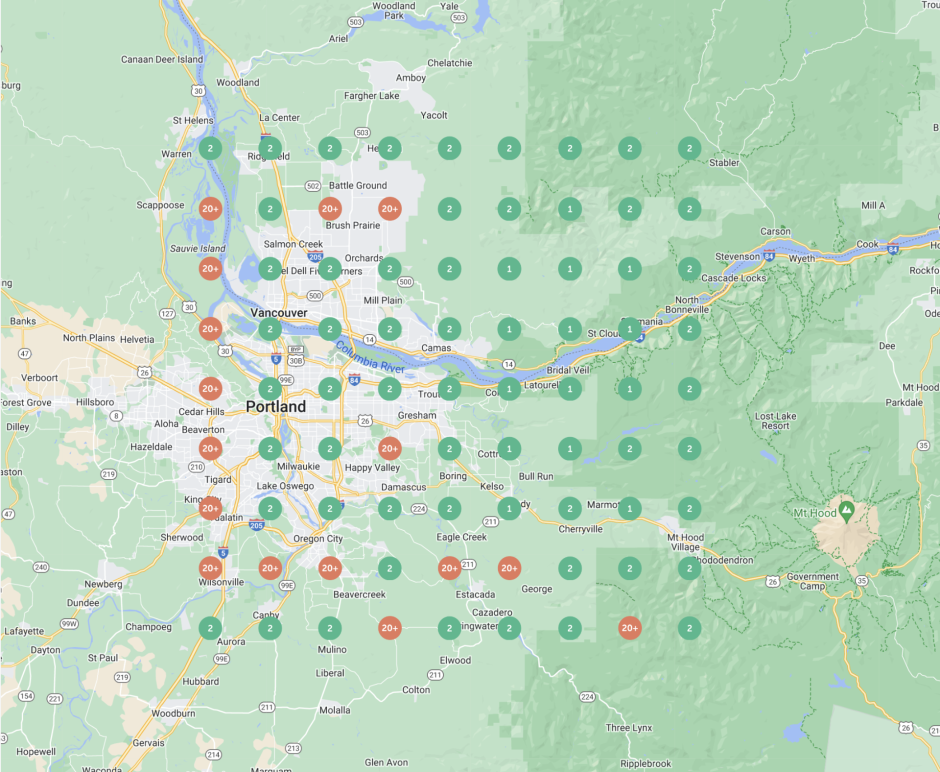 locl Map Keyword Rank Scan