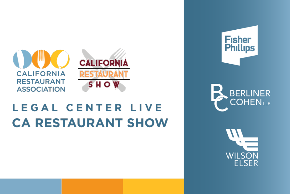 Legal Center Live at the California Restaurant Show