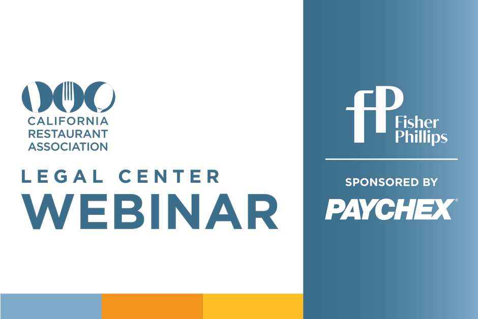 CRA Legal Center Webinar with Fisher Phillips. Sponsored by Paychex.