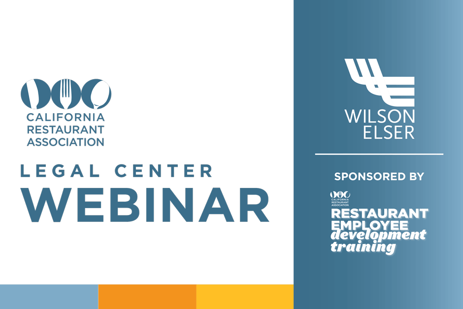 CRA Legal Center Webinar with Wilson Elser. Sponsored by Train 321.