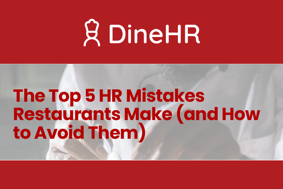 DineHr Top 5 Mistakes Restaurants Make and hot to Avoid Them