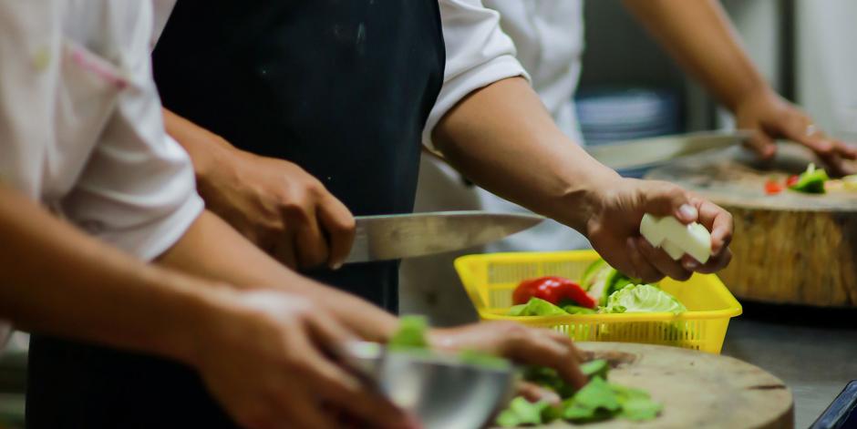 Staff working