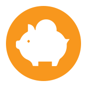 Piggy bank icon