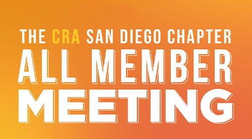 San Diego Chapter All Member Meeting