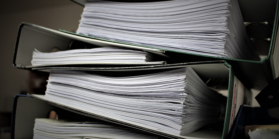 Stacks of Binders