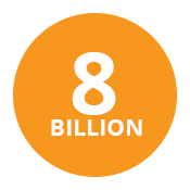 8 billion icon