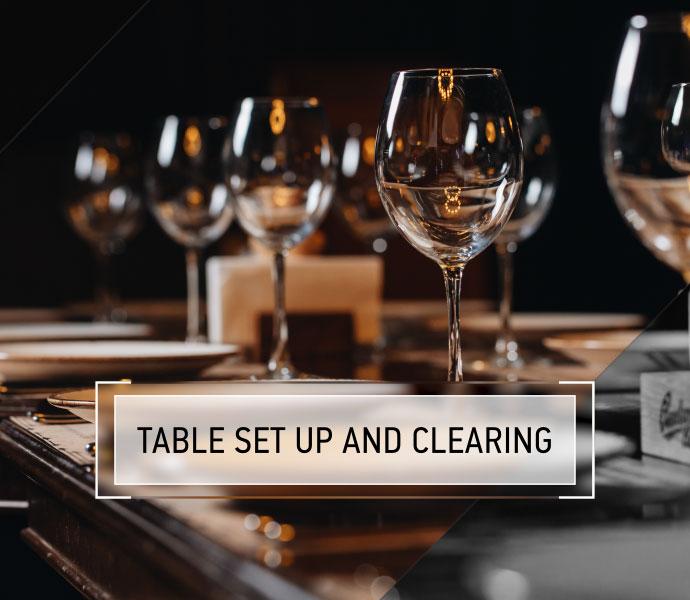 Table Set Up and Cleaning Course