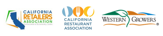 California Retailers Association Logo, CRA Logo, Western Growers Logo